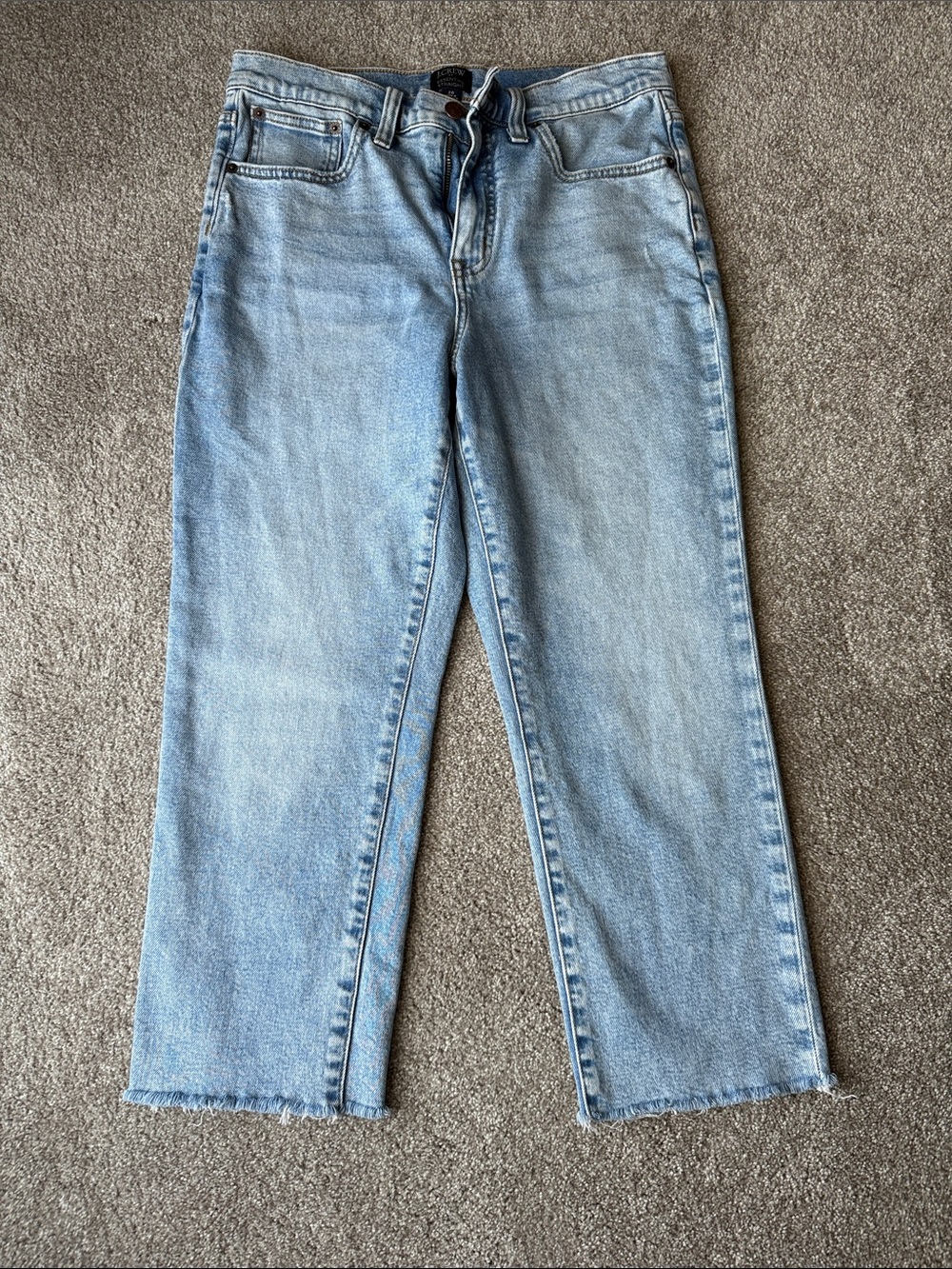 J. Crew Light Blue Straight-Leg Jeans